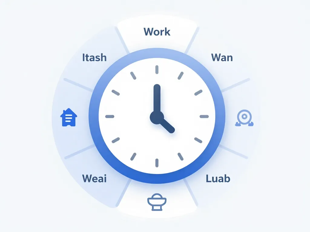 diagramme minuteur 20 minutes pour organiser le travail