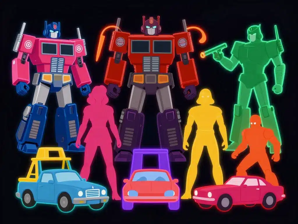 jouets cultes et figurines objets des annees 80