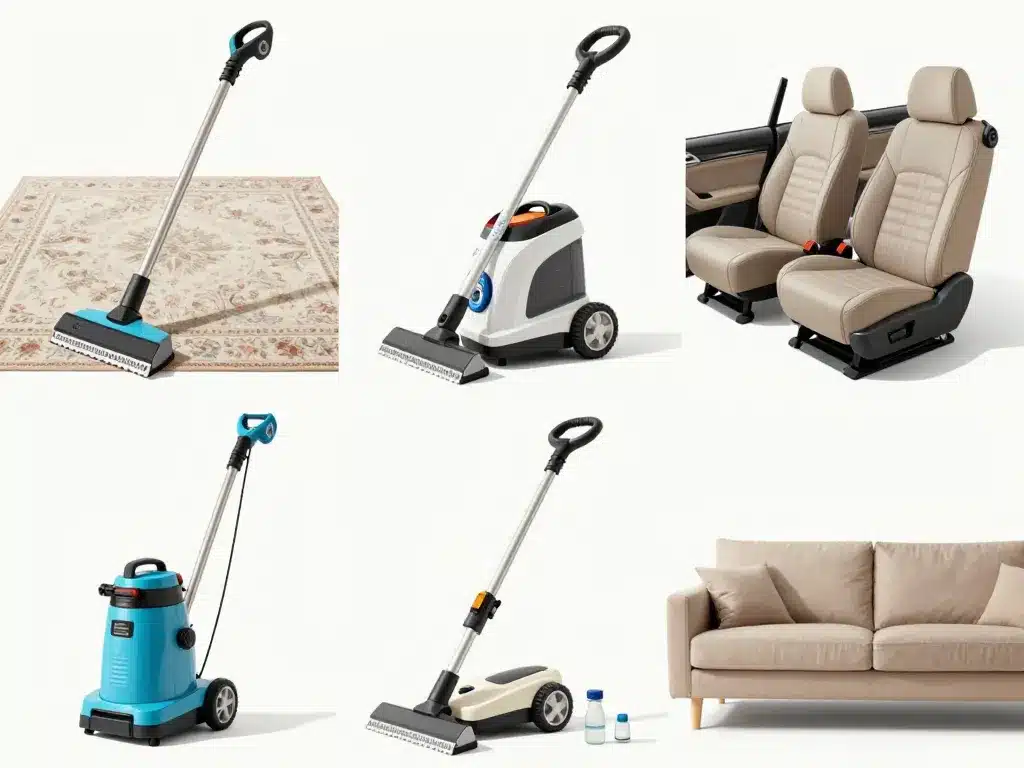 produit shampouineuse types pour surfaces et budget