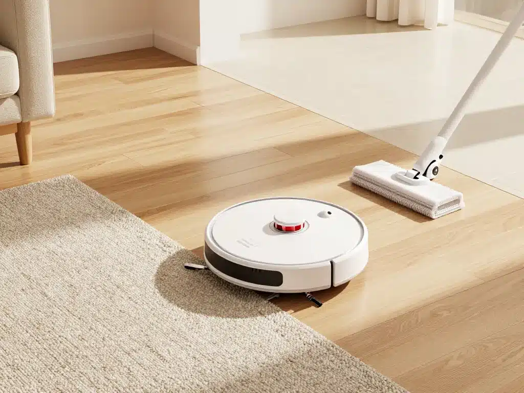 roomba combo j9+ nettoie parquet carrelage tapis épais