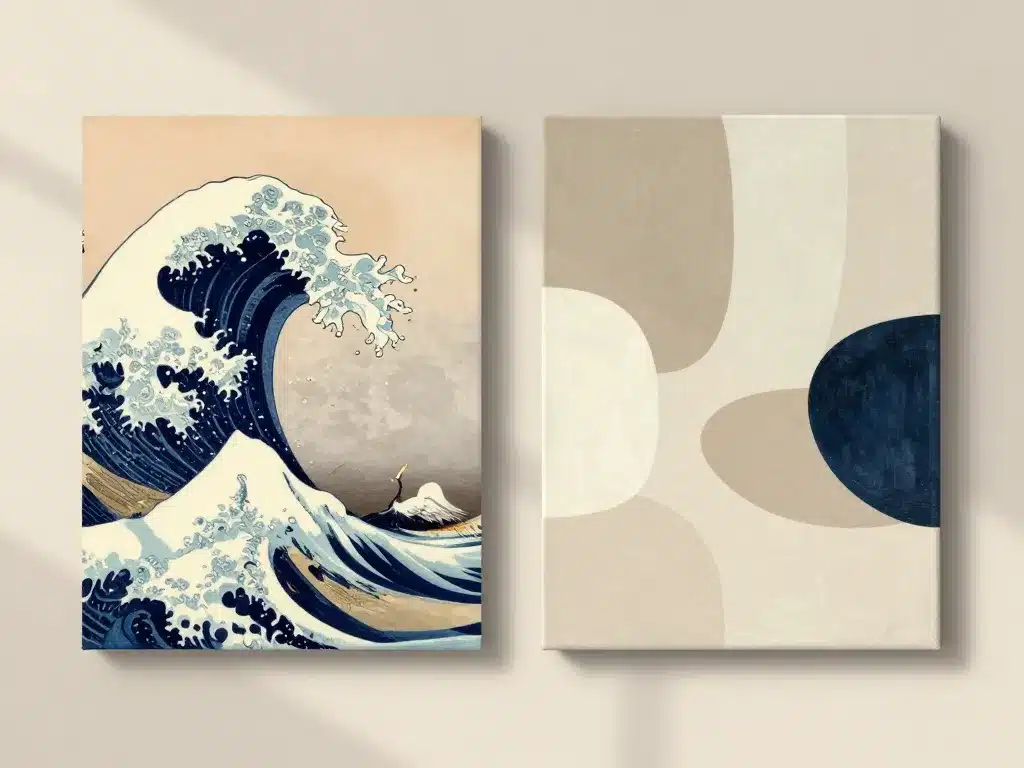 illustration styles tableau japonais tradition et modernité