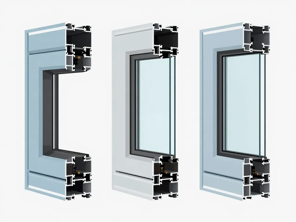 Diagramme comparatif profils fenêtres Veka