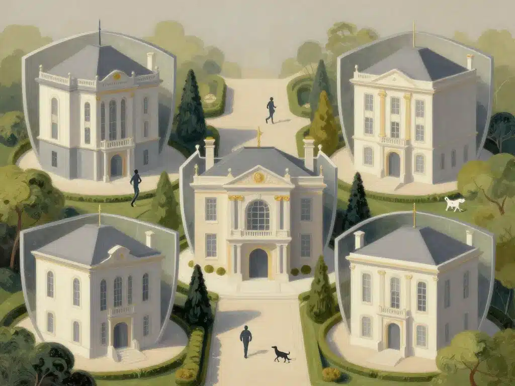 villa montmorency paris illustration vie elite sécurisée