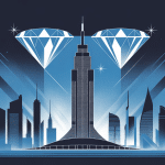 Almas Tower in Dubai vue emblématique moderne