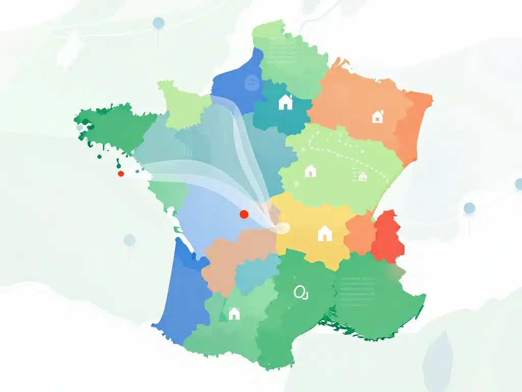 Carte stylisée et icônes, app.dvf.etalab.gouv.fr fonctionnement