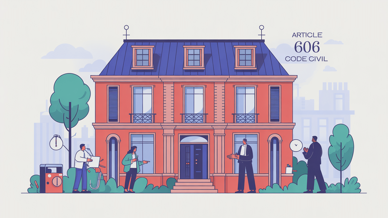 schéma épuré bâtiment article 606 du code civil