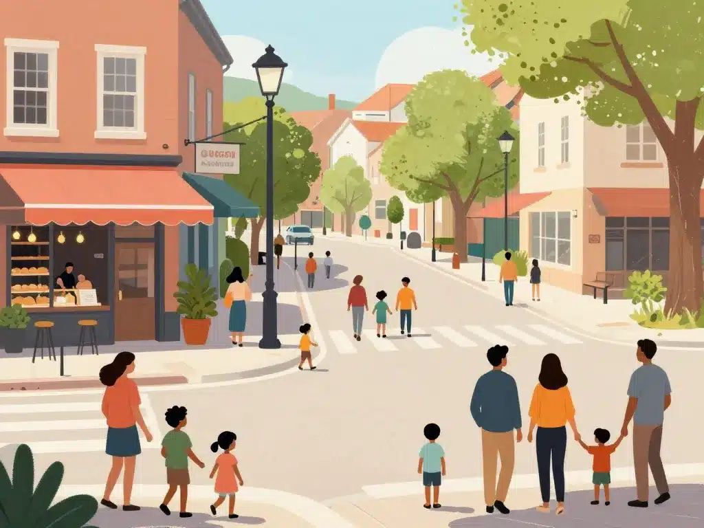 Scène de vie quotidienne aux cinq avenues Marseille