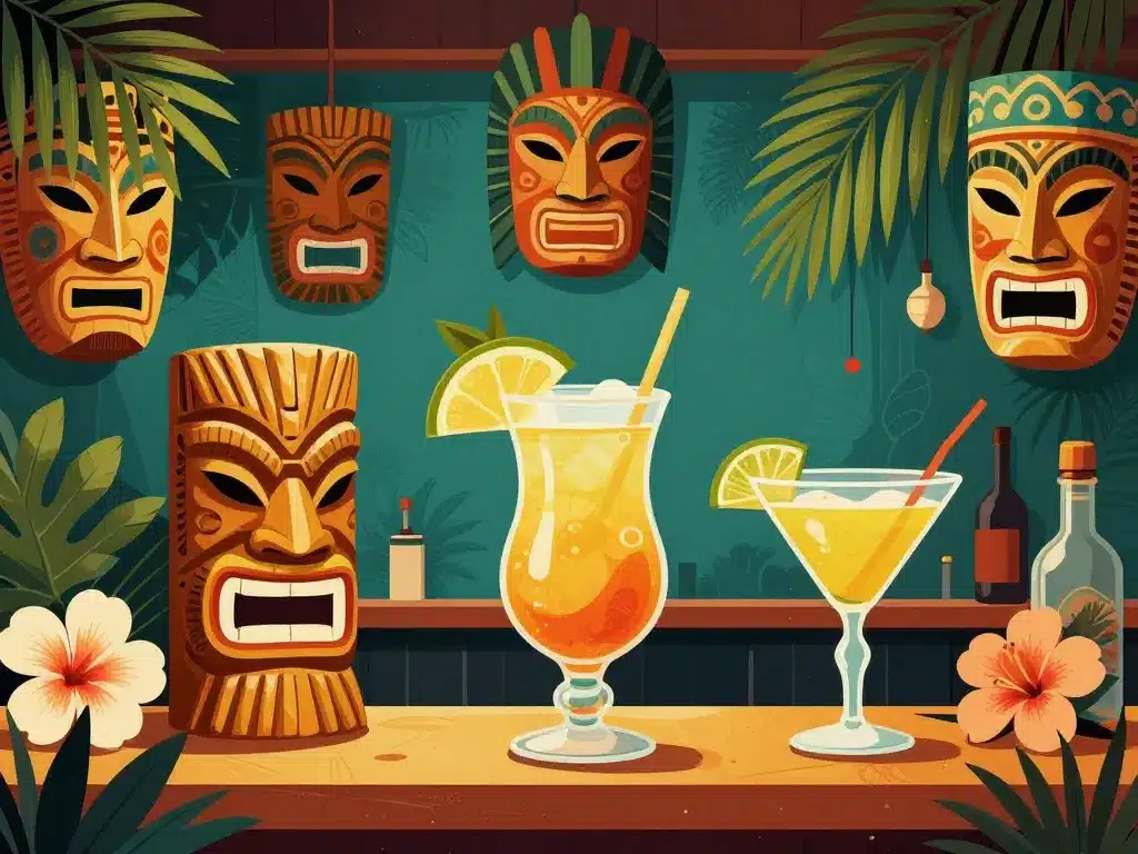 Ambiance tiki origines cocktail Mai Tai