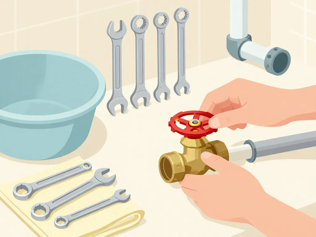 Comment remplacer un robinet autoperceur, étape préparation sécurité