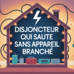 Image disjoncteur saute sans rien de branché maison sécurisée
