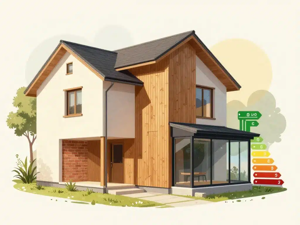 faire une extension de maison, types extension, matériaux performants