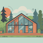 Illustration maison conteneurs prix design moderne