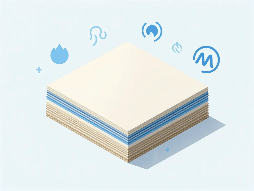 Structure d’un panneau en ouate de cellulose fibres recyclées