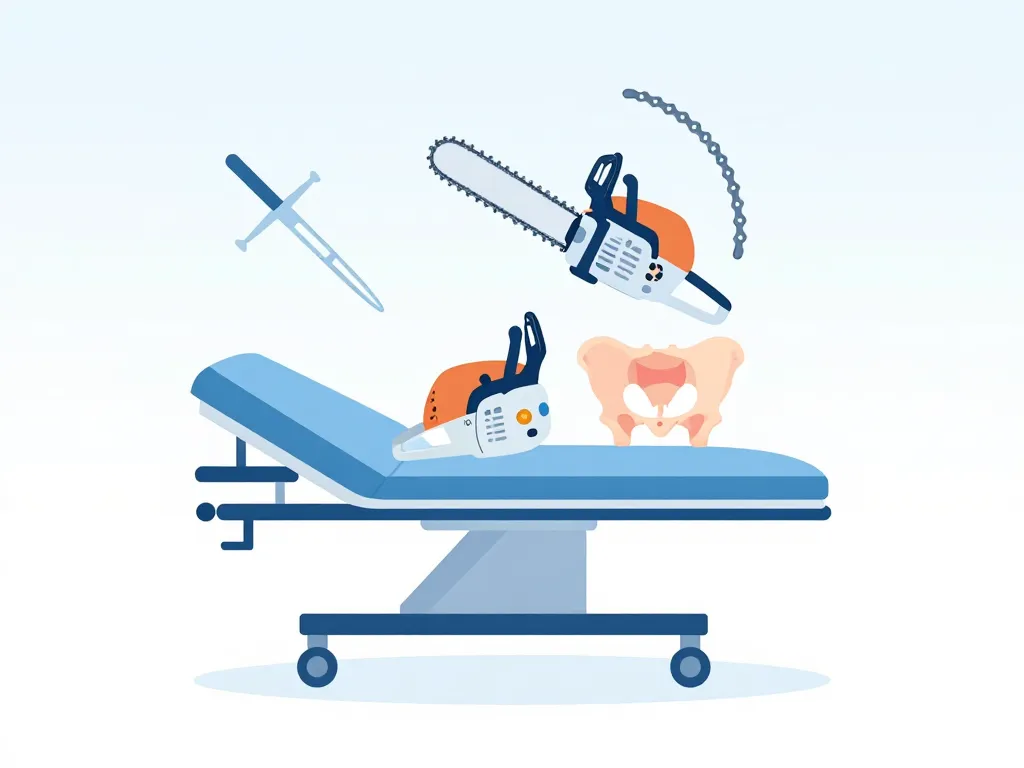 pourquoi les tronçonneuse ont été inventé naissance outil médical