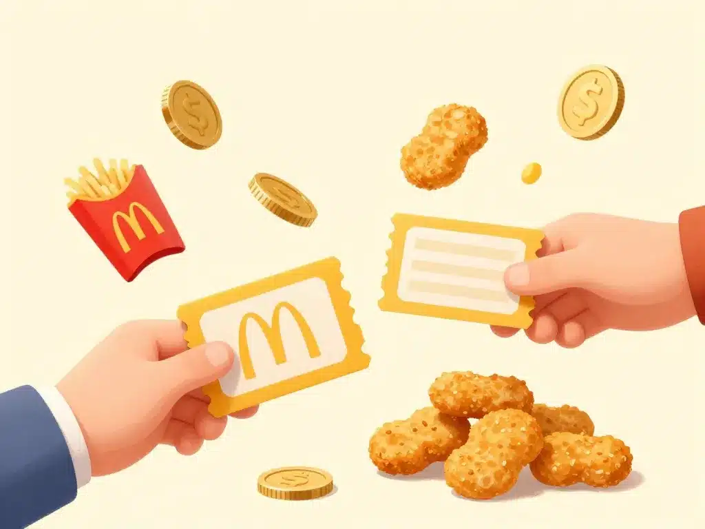 astuces économies prix nuggets mcdo partage coupons