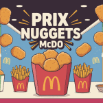illustration prix nuggets mcdo boîte frites boissons