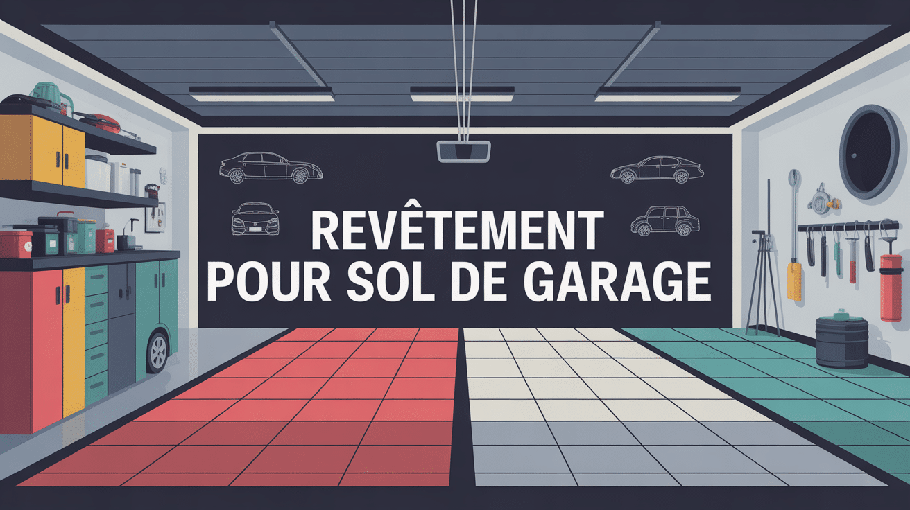 revetement pour sol garage types modernes illustration