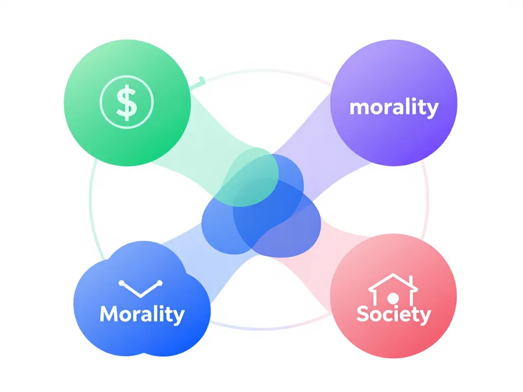 The Financier finance morale société tension