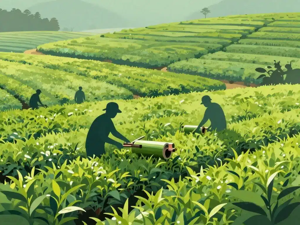 thé vert sencha champs théiers Japon culture