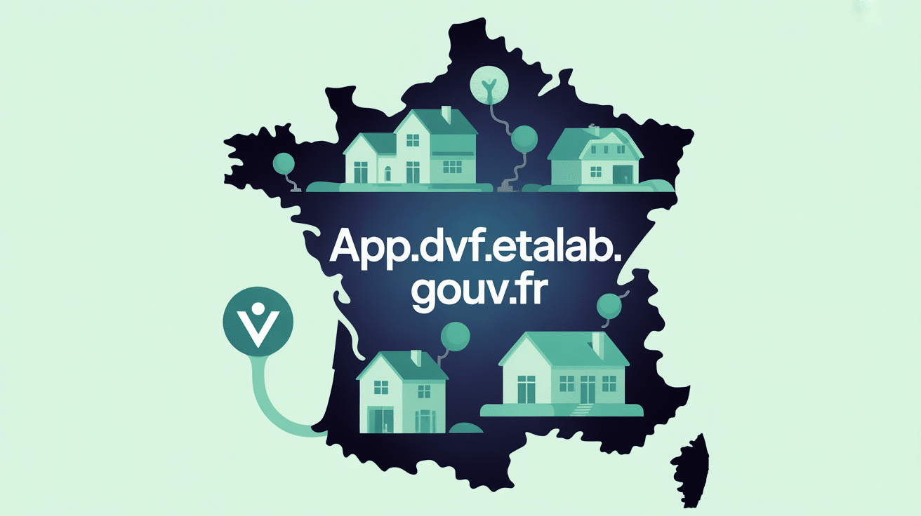 Carte France et logements, transparence immobilière app.dvf.etalab.gouv.fr