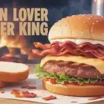 Burger Bacon Lover Burger King avec bacon croustillant et fromage fondant