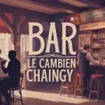 Bar Le Cambien Chaingy intérieur chaleureux avec clients