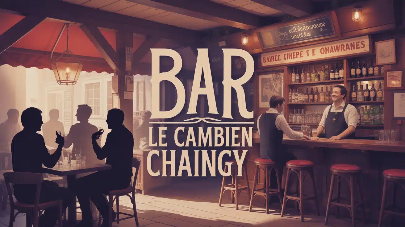 Bar Le Cambien Chaingy intérieur chaleureux avec clients