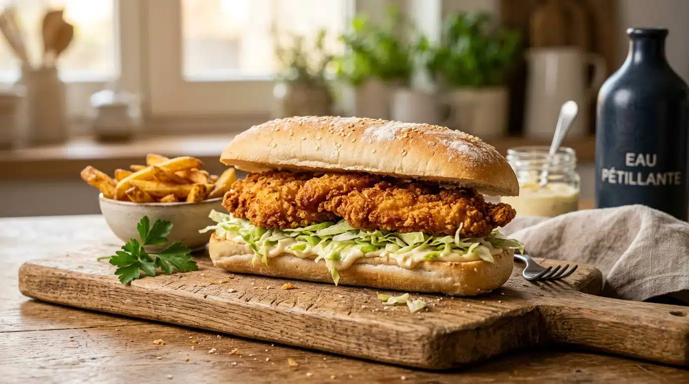 Photo d'un Long Chicken maison appétissant et croustillant