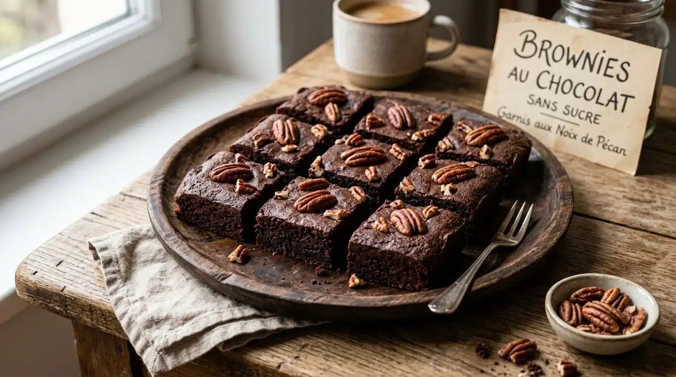 Brownie sans sucre fondant et gourmand