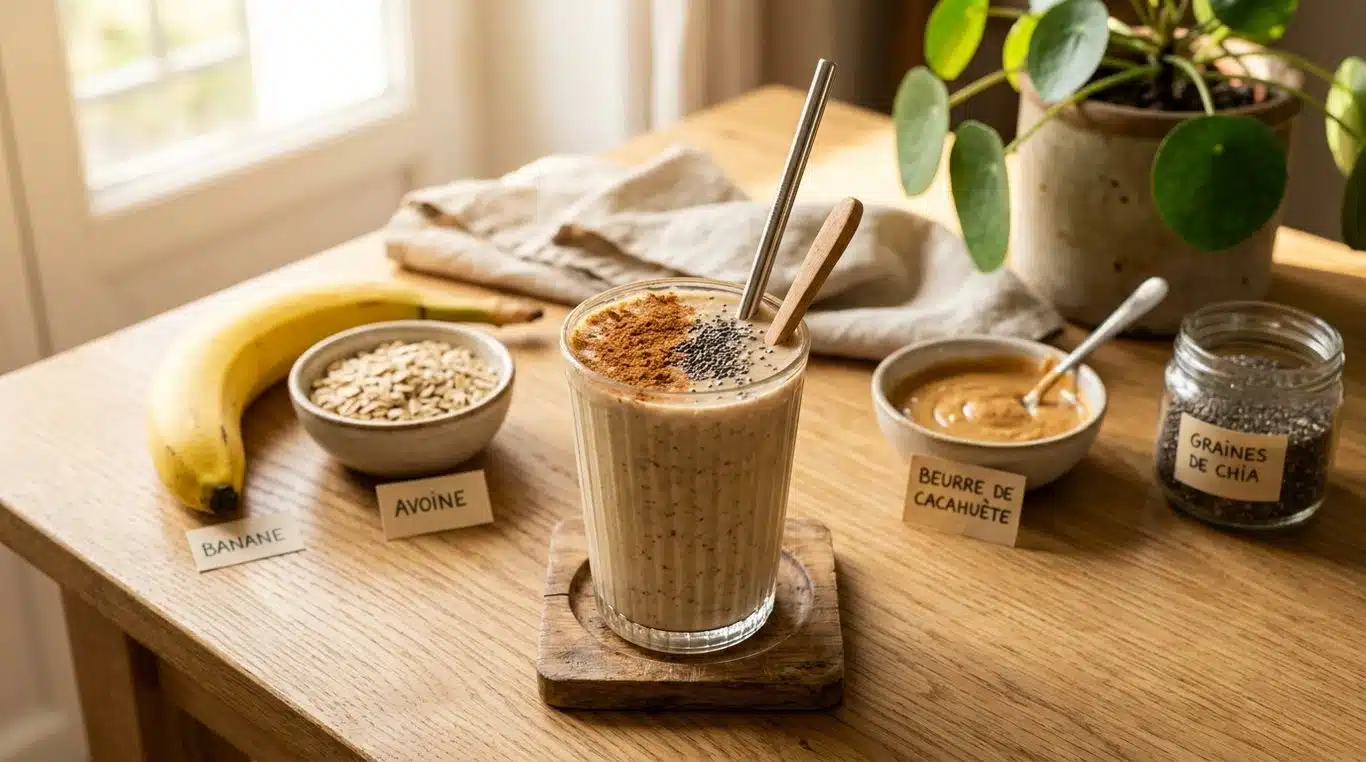 Smoothie équilibré pour le petit déjeuner