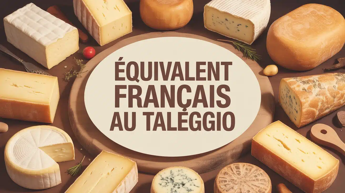 illustration vectorielle des fromages équivalent français au Taleggio