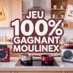 jeu 100% gagnant Moulinex cuisine avec appareils en action