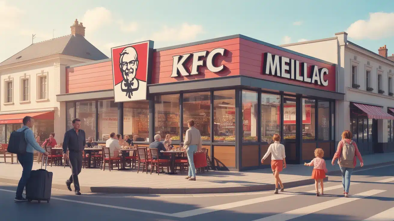 Illustration KFC Meillac restaurant rapide accueillant