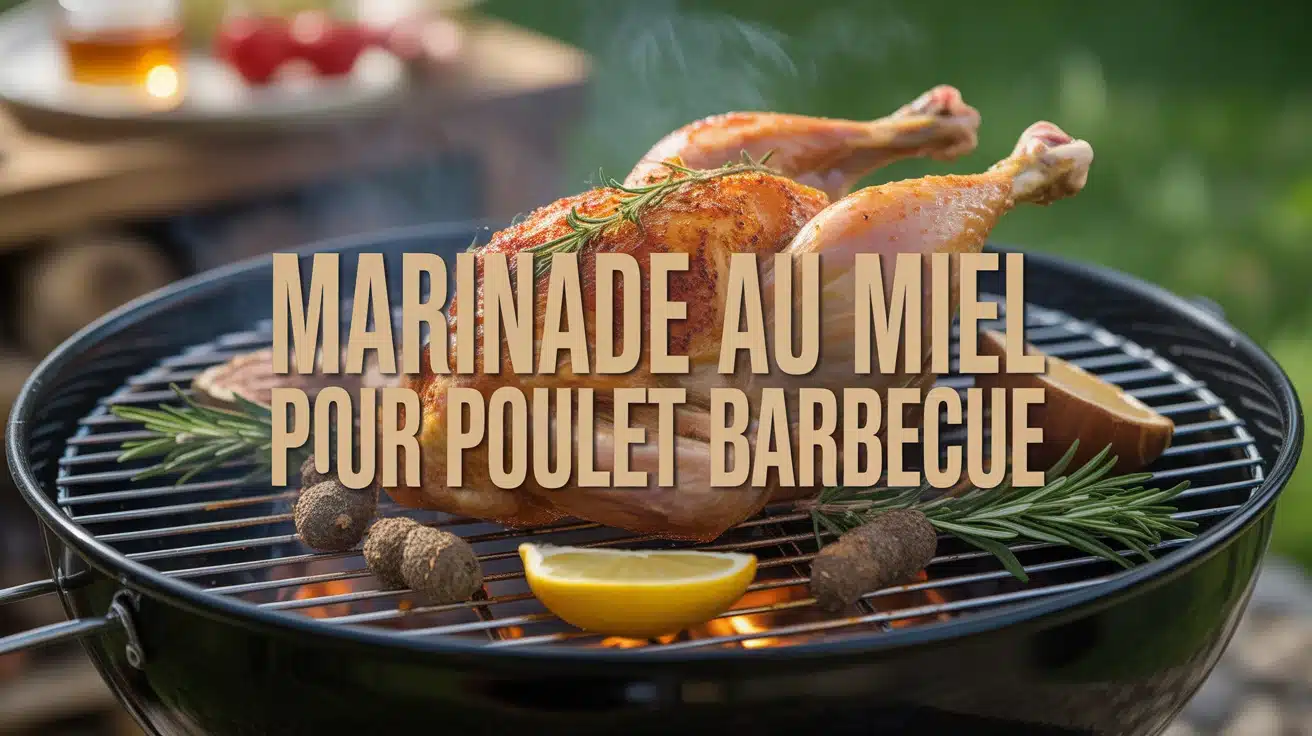 poulet laqué au miel pour barbecue estival