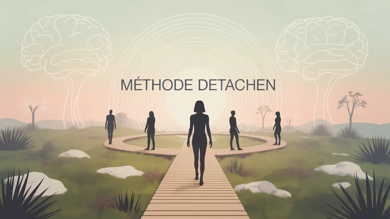 Illustration méthode Detachen chemin transformation personnelle