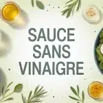Salade colorée avec sauce sans vinaigre naturelle
