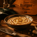 sauce burger maison avec ingrédients frais