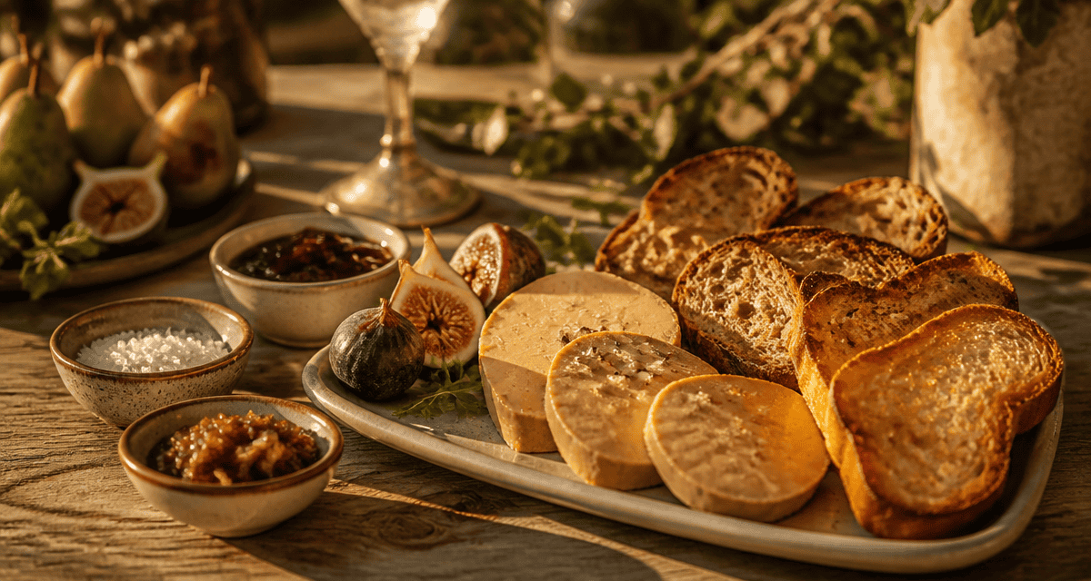 avec quoi servir le foie gras sur pain toasté et brioché