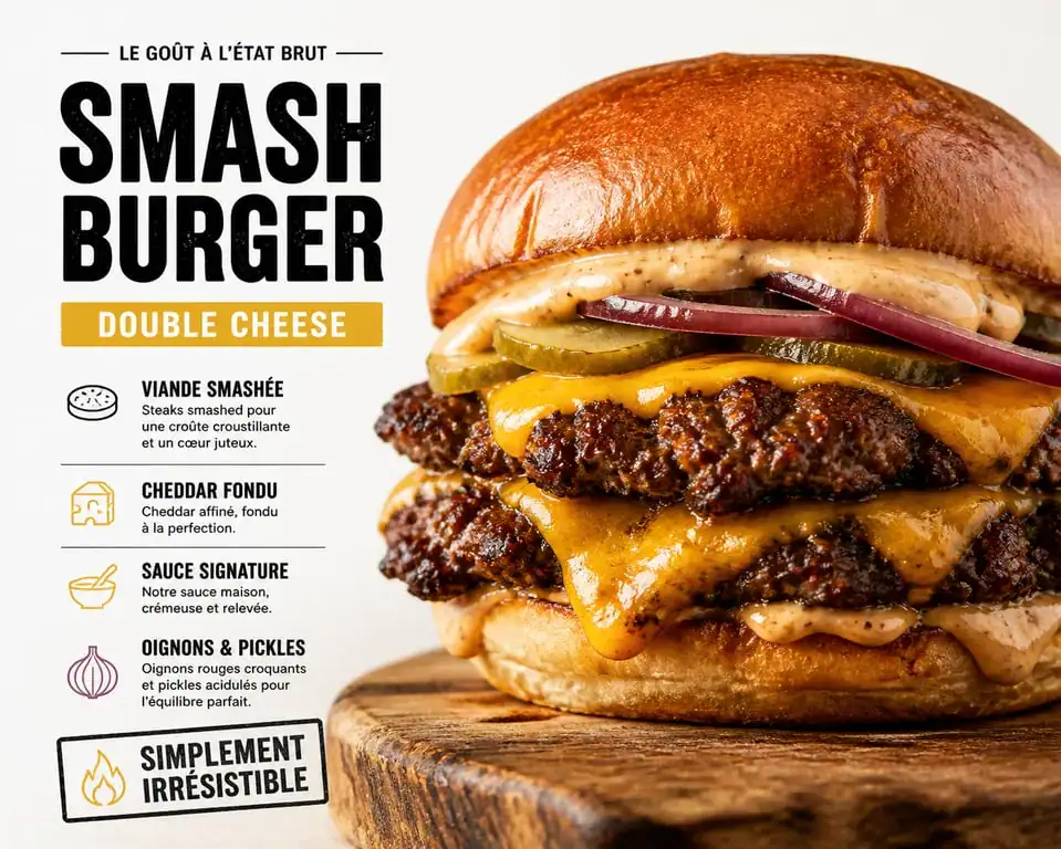 Recette du burger maison façon Burger Addict avec cheddar fondant et oignons rouges