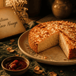 gateau noix de coco moelleux sur table