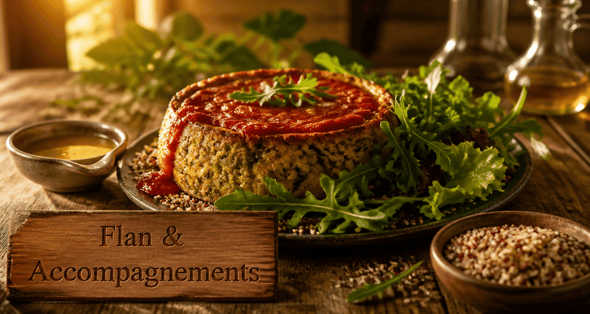 que servir avec un flan de légumes, idées accompagnements