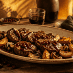 recette filet de sanglier à la poêle médaillons sauce vin rouge