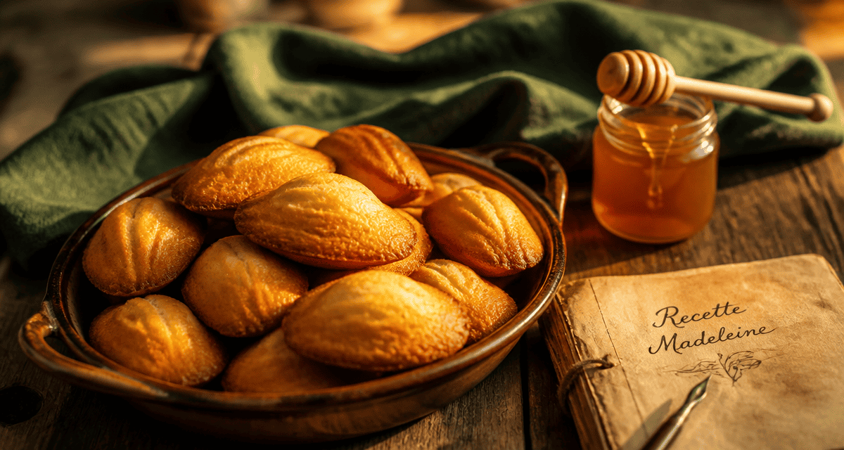 recette madeleine moelleuse cyril lignac, madeleines dorées bosse parfaite