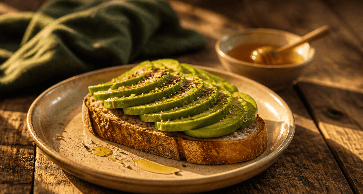 recettes toast avocat avec avocat hass sur pain rustique