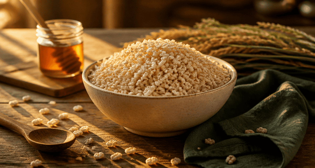 Bol de riz soufflé maison croustillant