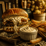 sauce biggy maison sur burger et frites