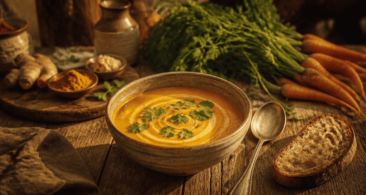 velouté de carottes lait de coco