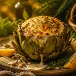 accompagnement artichaut farci fromage herbes