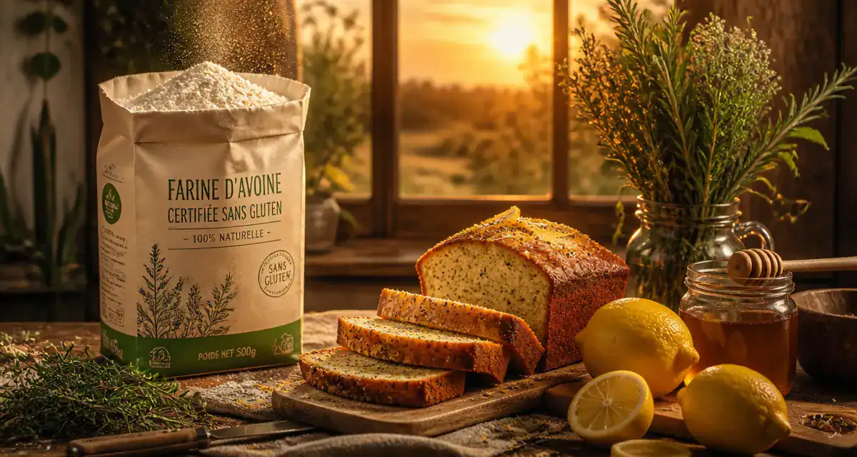 farine d avoine sans gluten cake citron pavot