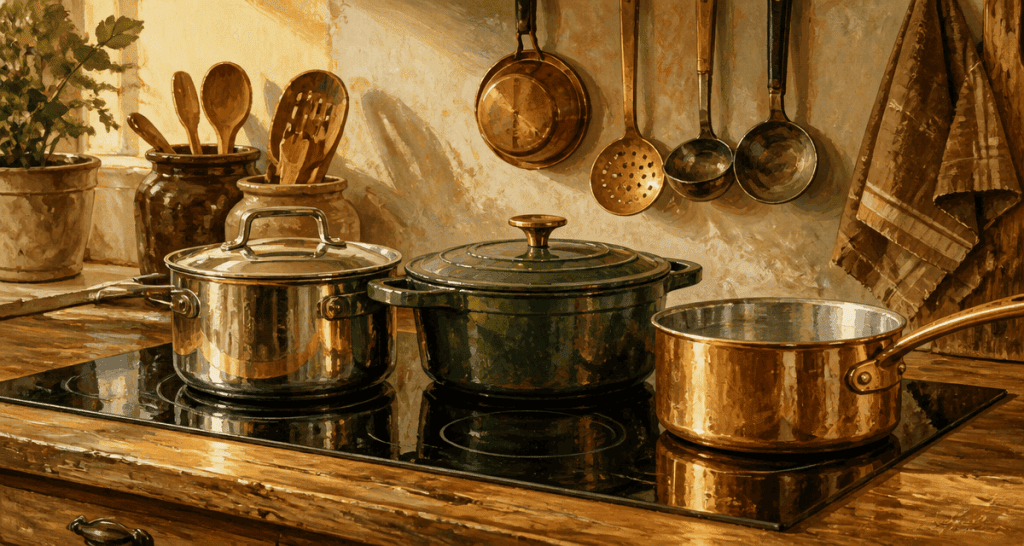 plaque vitroceramique quelle casserole sur plan bois